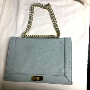 Olivia + Joy purse leather like new never used very pretty blue.